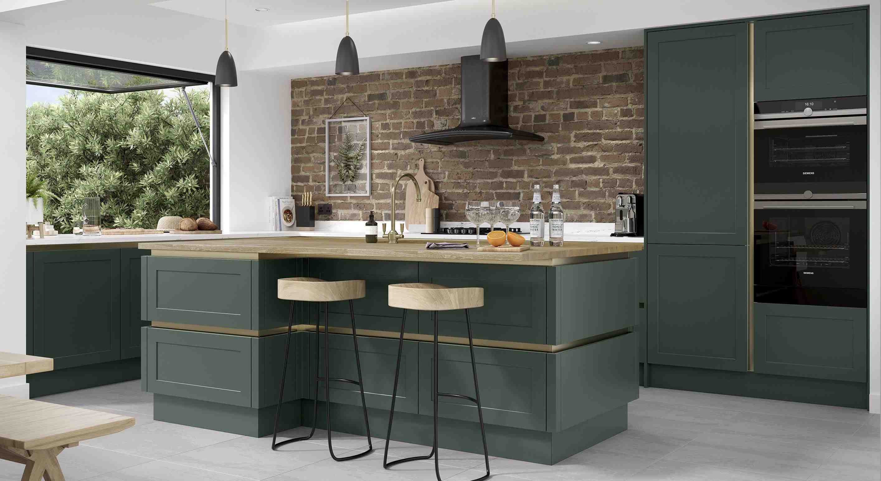 trade kitchen quote for clifden - stock - true handleless