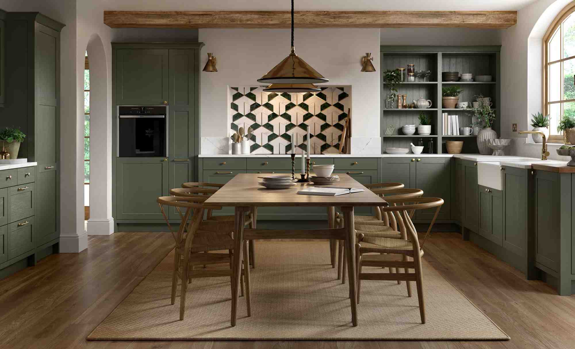 The  Crathorne - Paint Plus  door range is a classic, shaker kitchen designed and manufactured in the UK.
