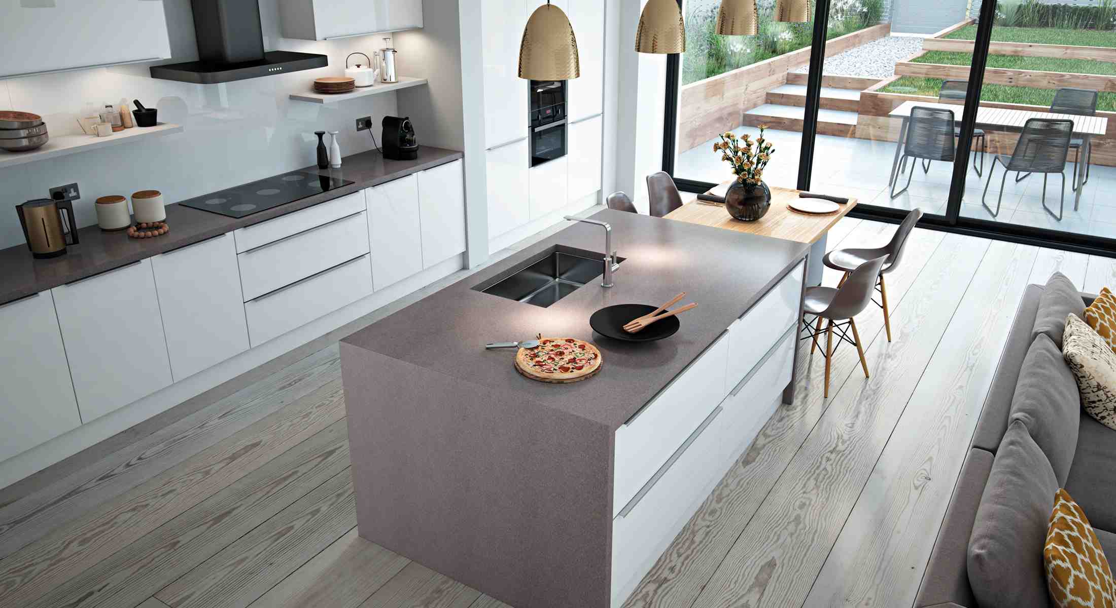 vassa gloss offering a selection of gloss flat slab, cut and edged doors at an affordable price. 